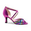 Werner Kern Mary dames dansschoen fuchsia latin schoenen 6,5 centimeter hak flare Werner Kern Mary dames dansschoen fuchsia latin schoenen 6,5 centimeter hak flare