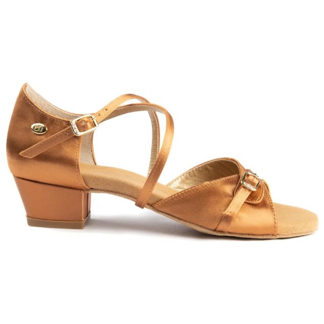 PD636 Premium Dames Dansschoenen Satijn met hak 30mm