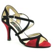 Dansschoenen Dames Tango Nueva Epoca Paulina rood met zwart Dansschoenen Dames Tango Nueva Epoca Paulina rood met zwart