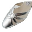 Werner Kern Linda dames dansschoenen smalle pasvorm dichte neus met gaas vleugels zilver Werner Kern Linda dames dansschoenen smalle pasvorm dichte neus met gaas vleugels zilver