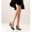 Werner Kern Gina dames dansschoenen ballroom schoen zwart leer lage hak 45 mm Werner Kern Gina dames dansschoenen ballroom schoen zwart leer lage hak 45 mm