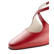 Werner Kern Ines argentijnse tango dansschoenen flare hak 65 mm rood leer swing Werner Kern Ines argentijnse tango dansschoenen flare hak 65 mm rood leer swing