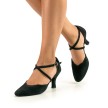 Anna Kern 672-60 Odile dames dansschoenen suede zwart 6 cm hak Anna Kern 672-60 Odile dames dansschoenen suede zwart 6 cm hak
