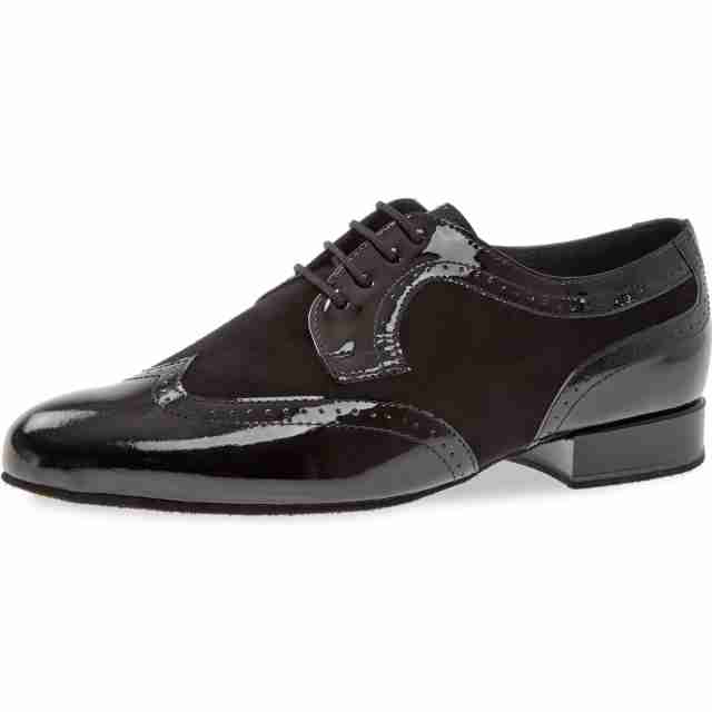 Diamant 089-076-029 heren ballroomschoenen suede lakleer