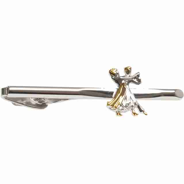 Diamant HW07976 dasspeld zilver dansers
