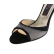 Nueva Epoca Alessia Dansschoenen voor Dames zwart met grijs suede materiaal Nueva Epoca Alessia Dansschoenen voor Dames zwart met grijs suede materiaal