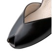 Werner Kern Rachel ballroom schoenen met open peeptoe en v-vormige neus van zwart leer Werner Kern Rachel ballroom schoenen met open peeptoe en v-vormige neus van zwart leer