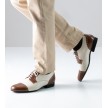 Werner Kern 28051 Bergamo heren dansschoenen zwart wit leer retro swing latin tango Werner Kern 28051 Bergamo heren dansschoenen zwart wit leer retro swing latin tango