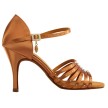 Supadance 1071 dames latinschoenen donkere huidskleur zijkant  Supadance 1071 dames latinschoenen donkere huidskleur zijkant