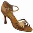 Supadance 1516 dames dansschoenen donker huidskleur