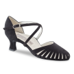 Werner Kern Murielle dames dansschoenen met Kruisbandje en Voetbed zwarte Suede 5 cm hak Werner Kern Murielle dames dansschoenen met Kruisbandje en Voetbed zwarte Suede 5 cm hak