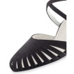 Werner Kern Murielle dansschoenen dames suede zwart dichte teen met cut outs Werner Kern Murielle dansschoenen dames suede zwart dichte teen met cut outs