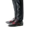 Werner Kern 28053 Firenze heren dansschoenen zwart leer rood suede chique herenschoen voor dans Werner Kern 28053 Firenze heren dansschoenen zwart leer rood suede chique herenschoen voor dans