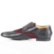 Werner Kern 28053 heren dansschoenen van suede bordeaux voor Argentijnse tango Werner Kern 28053 heren dansschoenen van suede bordeaux voor Argentijnse tango