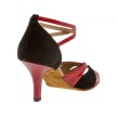 Diamant 141-058-400 salsa schoenen voor dames rood zwart