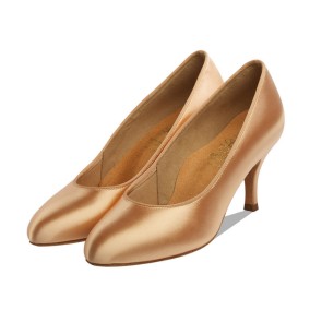 Supadance 1017 dames ballroomschoenen satijn wit binnenzool