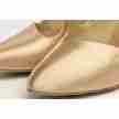 Supadance 1021 ballroomschoenen goud satijn detail 