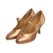 Supadance 1012 satijnen ballroomschoenen brons detail  Supadance 1012 satijnen ballroomschoenen brons detail