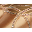 Supadance 1542 ballroomschoenen diamant roze glitter detail  Supadance 1542 ballroomschoenen diamant roze glitter detail