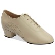 Supadance 3120 dames trainingschoenen vetersluiting leer beige Supadance 3120 dames trainingschoenen vetersluiting leer beige