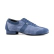 Portdance Pietro dansschoenen denim suede zool Portdance Pietro dansschoenen denim suede zool