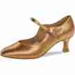 Diamant 050-106-087 ballroomschoenen voor dames brons satijn 