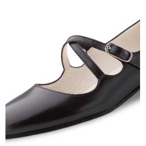 Werner Kern Mischa dames dansschoenen zonder hak dubbele bandjes over de wreef comfort