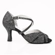 comfortabele salsa schoen voor dames zwarte glitters anna kern 780-60 met suede zolen comfortabele salsa schoen voor dames zwarte glitters anna kern 780-60 met suede zolen