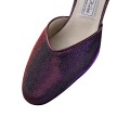 Werner Kern Bella bordeaux aubergine glitters dansschoenen ballroom dichte neus 6,5 cm flare hak Werner Kern Bella bordeaux aubergine glitters dansschoenen ballroom dichte neus 6,5 cm flare hak