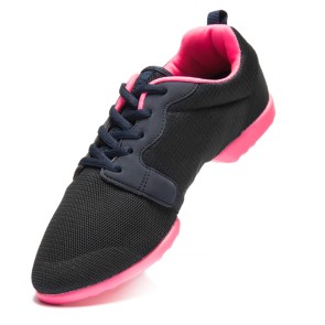 Rumpf Mojo RU1510S Zwart en Roze Danssneaker Unisex