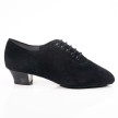 Anna Kern 559-30 Zwarte Suede Dames dansschoenen voor training met hakje Anna Kern 559-30 Zwarte Suede Dames dansschoenen voor training met hakje