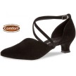 Diamant 107-013-001 ballroomschoenen voor dames zwart suede Diamant 107-013-001 ballroomschoenen voor dames zwart suede