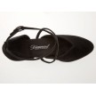 Diamant 107-013-001 ballroomschoenen voor dames zwart suede gekruisde bandjes  Diamant 107-013-001 ballroomschoenen voor dames zwart suede gekruisde bandjes