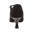 Diamant 174-106-008 dames ballroomschoenen zwart bandje over wreef 