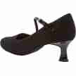 Diamant 174-106-008 dames ballroomschoenen zwart dichte teen 