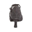 Diamant 182-077-511 latin dansschoenen glitter zilver achterkant  Diamant 182-077-511 latin dansschoenen glitter zilver achterkant