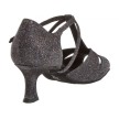 Diamant 182-077-511 latin dansschoenen glitter zilver suede zool  Diamant 182-077-511 latin dansschoenen glitter zilver suede zool