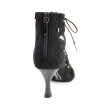 Portdance PD804 NET 5 cm Nubuck zwarte dansschoenen high heels Portdance PD804 NET 5 cm Nubuck zwarte dansschoenen high heels