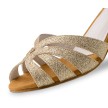 Anna Kern 750-60 Lisette dames dansschoenen open neus met gevlochten bandjes over de teen Anna Kern 750-60 Lisette dames dansschoenen open neus met gevlochten bandjes over de teen