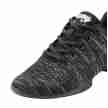 Anna Kern Suny 4025 Danssneakers donkergrijs gemeleerd mesh met veters