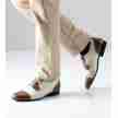 Werner Kern 28051 bergamo heren dansschoenen bruin cremekleurig leer met suede zool