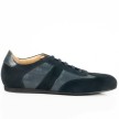 lichtgewicht blauwe dansschoen Werner Kern 28061 met doorlopende suede zool lichtgewicht blauwe dansschoen Werner Kern 28061 met doorlopende suede zool