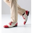 Werner Kern 28051 bergamo klassieke herenschoenen voor dansen rood met creme