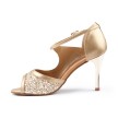 Portdance PD504 Tango Dansschoenen Goud met hoge hak Portdance PD504 Tango Dansschoenen Goud met hoge hak