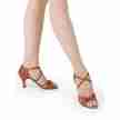 Capezio Jongens Ballroom Schoenen met een kruisbandje en een open neus