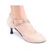 Portdance PD126 dames nubuck dansschoenen beige dichte neus Portdance PD126 dames nubuck dansschoenen beige dichte neus