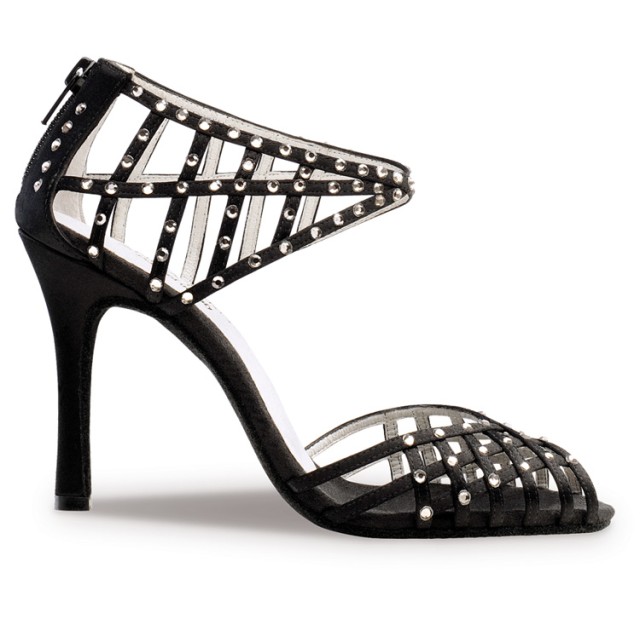 Anna Kern 947-90 dansschoenen met hoge hak en strass