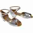 Diamant 141-035-463-Y dames latin dansschoenen open teen lage blokhak 