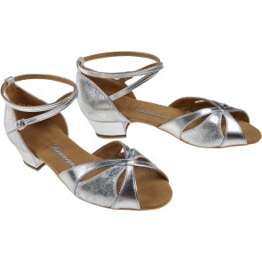 Diamant 141-035-463-Y dames latin dansschoenen open teen lage blokhak 