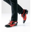Nueva Epoca Sucre rood zwarte Dansschoenen voor Heren unieke salsaschoen